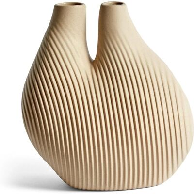 Hay - Vase W&S - Design organique biomorphique - Beige - Porcelaine - Publicité Hay - Vase W&S - Design organique biomorphique - Beige - Porcelaine - Publicité