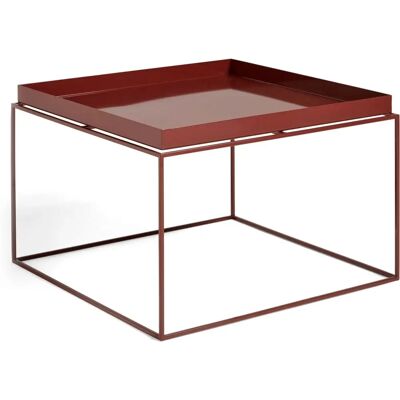 HAY - Table de plateau 60 x 60 cm, chocolat brillant - Publicité HAY - Table de plateau 60 x 60 cm, chocolat brillant - Publicité