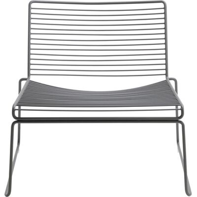 HAY - Hee Lounge Chair - Grigio asfalto - Sedia lounge HAY - Hee Lounge Chair - Grigio asfalto - Sedia lounge
