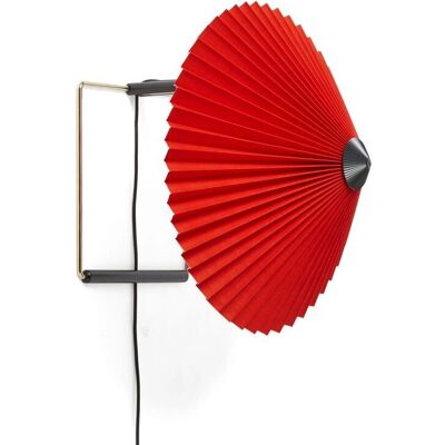 Lampe Murale HAY Matin - LED Rouge Vif Réglable - 30x25cm Lampe Murale HAY Matin - LED Rouge Vif Réglable - 30x25cm