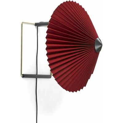 Applique murale Matin 300 - Rouge Oxide / Laiton Applique murale Matin 300 - Rouge Oxide / Laiton