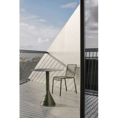Hay - Table conique Palissade - vert - Base en béton - Résistant aux intempéries - Publicité Hay - Table conique Palissade - vert - Base en béton - Résistant aux intempéries - Publicité