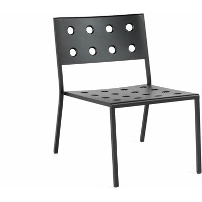 Chaise lounge de balcon HAY - Anthracite - Extérieur - Publicité Chaise lounge de balcon HAY - Anthracite - Extérieur - Publicité