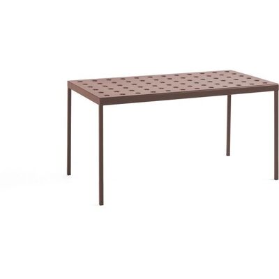 Table d'extérieur rectangulaire Balcony de Hay - Acier Rouge - Publicité Table d'extérieur rectangulaire Balcony de Hay - Acier Rouge - Publicité