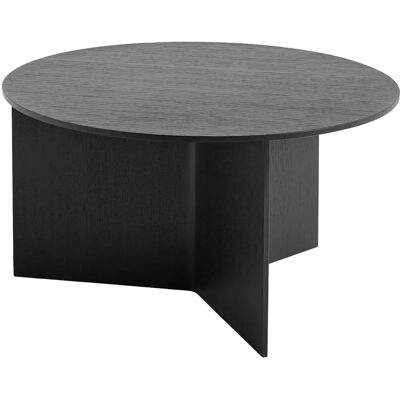 HAY Slit Tavolo Rotondo XL - Nero - Tavolo HAY Slit Tavolo Rotondo XL - Nero - Tavolo