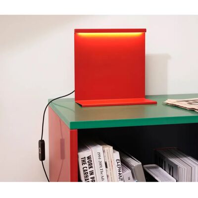 Lampada da tavolo HAY LBM - 22cm, Rosso, Design Moderno Lampada da tavolo HAY LBM - 22cm, Rosso, Design Moderno