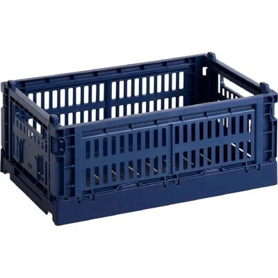 Cesta de almacenamiento azul reciclada para hombres pequeños - Cesta de almacenamiento Cesta de almacenamiento azul reciclada para hombres pequeños - Cesta de almacenamiento