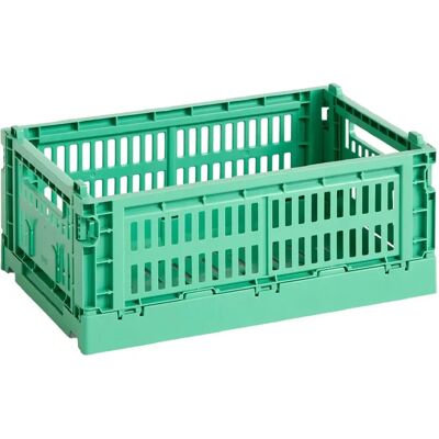 HAY Mørk Mint Resirkulert Plast Oppbevaringskurv HAY Mørk Mint Resirkulert Plast Oppbevaringskurv
