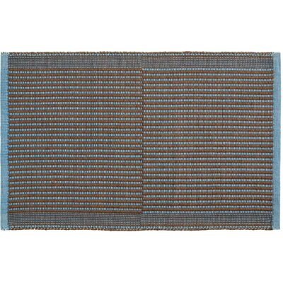 Tapis de porte HAY - Châtaigne et Bleu - 60x95cm - Publicité Tapis de porte HAY - Châtaigne et Bleu - 60x95cm - Publicité
