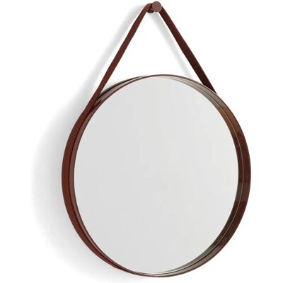 HAY - Miroir Strap No. 2 - 50 cm - Marron foncé - Publicité HAY - Miroir Strap No. 2 - 50 cm - Marron foncé - Publicité
