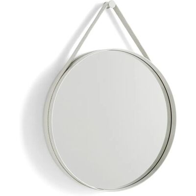 HAY - Miroir Strap No. 2 - Ø 50 cm - Gris clair - Publicité HAY - Miroir Strap No. 2 - Ø 50 cm - Gris clair - Publicité