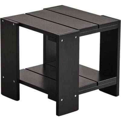 Table d'appoint HAY Crate - Noir - Usage extérieur - Publicité Table d'appoint HAY Crate - Noir - Usage extérieur - Publicité