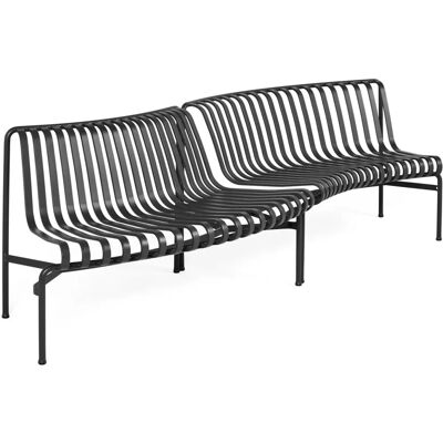 HAY - Palissade Park Dining Bench In-Out Starter Set - 283 cm - Anthracite - Banc extérieur - Publicité HAY - Palissade Park Dining Bench In-Out Starter Set - 283 cm - Anthracite - Banc extérieur - Publicité