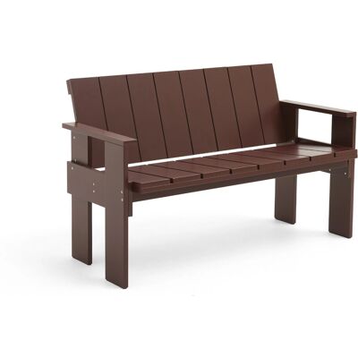 Hay - Banc d'extérieur Crate - Pin, Bordeaux, 132cm - Publicité Hay - Banc d'extérieur Crate - Pin, Bordeaux, 132cm - Publicité