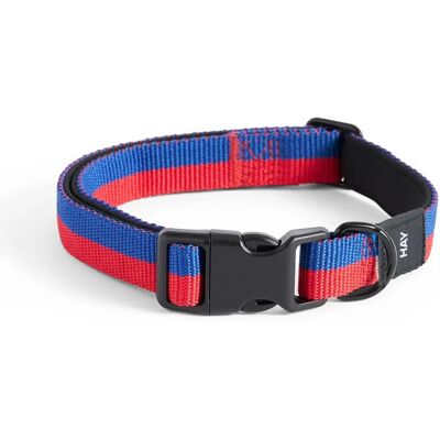 HAY - Hundehalsband für kleine/mittelgroße Hunde - Rot/Blau HAY - Hundehalsband für kleine/mittelgroße Hunde - Rot/Blau