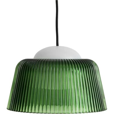 Suspension Hay Brim Vert bouteille - 24,5cm Verre Suspension Hay Brim Vert bouteille - 24,5cm Verre