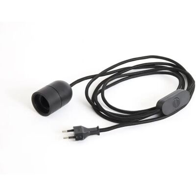 Ensemble de Cordon Commun Hay - Noir Doux - Kit de câble d'éclairage Ensemble de Cordon Commun Hay - Noir Doux - Kit de câble d'éclairage