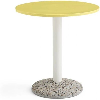 Hay - Table en céramique - Jaune vif - Design durable pour l’extérieur - Publicité Hay - Table en céramique - Jaune vif - Design durable pour l’extérieur - Publicité