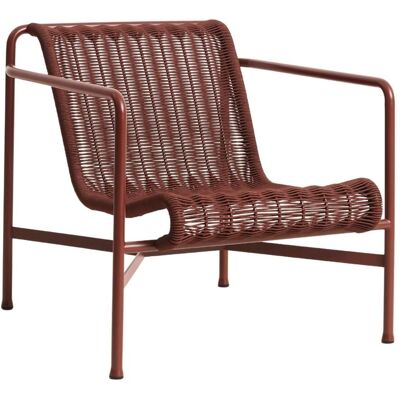 Hay - Fauteuil basse Palissade Cord - Rouge - Acier - Conception Ronan & Erwan Bouroullec - Publicité Hay - Fauteuil basse Palissade Cord - Rouge - Acier - Conception Ronan & Erwan Bouroullec - Publicité