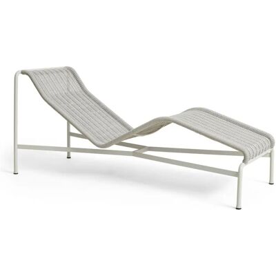 Hay - Chaise longue en corde et acier gris Palissade - Ronan & Erwan Bouroullec - Publicité Hay - Chaise longue en corde et acier gris Palissade - Ronan & Erwan Bouroullec - Publicité