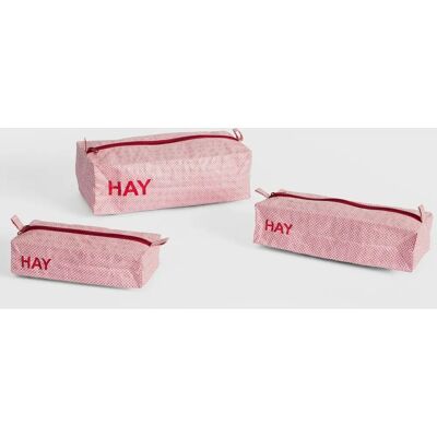 HAY - Candy Mono - Rosa - 3 Stück - Make-up-Tasche HAY - Candy Mono - Rosa - 3 Stück - Make-up-Tasche