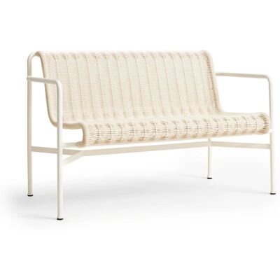 Banquette Palissade Cord Hay - Blanc - Acier - Ronan & Erwan Bouroullec - Publicité Banquette Palissade Cord Hay - Blanc - Acier - Ronan & Erwan Bouroullec - Publicité