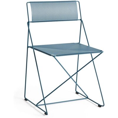 Chaise X-Line de Hay - Acier, Bleu, 46cm - Intérieur/Extérieur - Publicité Chaise X-Line de Hay - Acier, Bleu, 46cm - Intérieur/Extérieur - Publicité