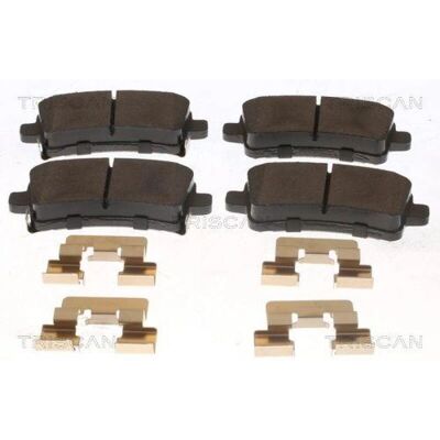 TRISCAN - 8110 24037 - 17mm - 106x47mm - brake pad set TRISCAN - 8110 24037 - 17mm - 106x47mm - brake pad set