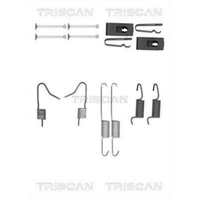 TRISCAN 8105 102613 - Sett med parkeringsbremsebakker for Toyota RAV4, Avensis, Corolla TRISCAN 8105 102613 - Sett med parkeringsbremsebakker for Toyota RAV4, Avensis, Corolla