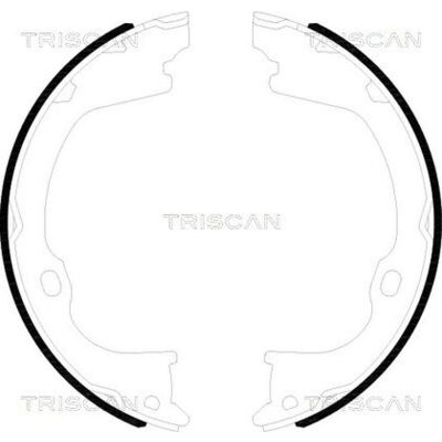 TRISCAN 8100 80019 - Bremseklodser til Jeep Grand Cherokee TRISCAN 8100 80019 - Bremseklodser til Jeep Grand Cherokee