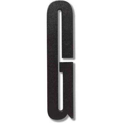 Design Letters Svart Trebokstaver - G - 12cm - Bokstaver Design Letters Svart Trebokstaver - G - 12cm - Bokstaver