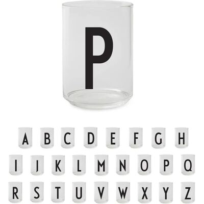 Design Letters Glass med Bokstav - A - Drikkeglass Design Letters Glass med Bokstav - A - Drikkeglass