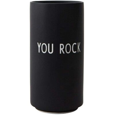 Design Letters Svart Vase - Personlig keramisk vase - Vase Design Letters Svart Vase - Personlig keramisk vase - Vase