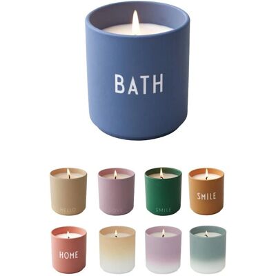 Design Letters Bath - Blue - Candle Design Letters Bath - Blue - Candle