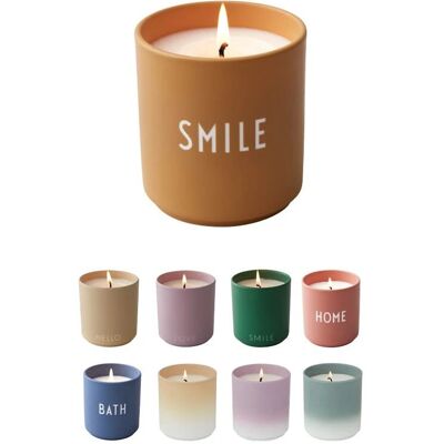 Vela Mostaza Ø8cm de Design Letters - Decoración Moderna Vela Mostaza Ø8cm de Design Letters - Decoración Moderna