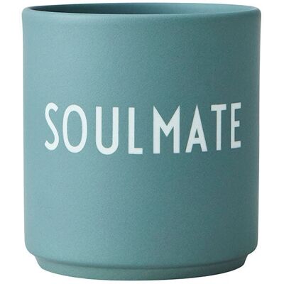 Design Letters Soulmate Mug - Green - Mug Design Letters Soulmate Mug - Green - Mug