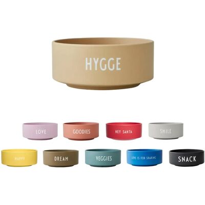 Design Letters Beige Hygge Skål - Skål Design Letters Beige Hygge Skål - Skål
