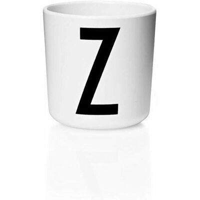 Design Letters Kopp - Hvit/Svart AZ - 7cm Design Letters Kopp - Hvit/Svart AZ - 7cm