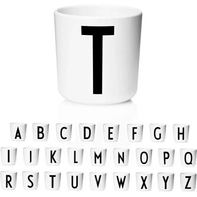 Design Letters Kopp - Kids Personal Eco Cup - Hvit/Svart - Kopp - 20106000T Design Letters Kopp - Kids Personal Eco Cup - Hvit/Svart - Kopp - 20106000T