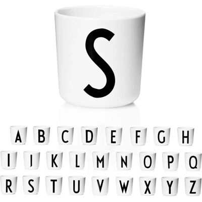 Design Letters Kopp S Hvit/Svart - Kopp Design Letters Kopp S Hvit/Svart - Kopp