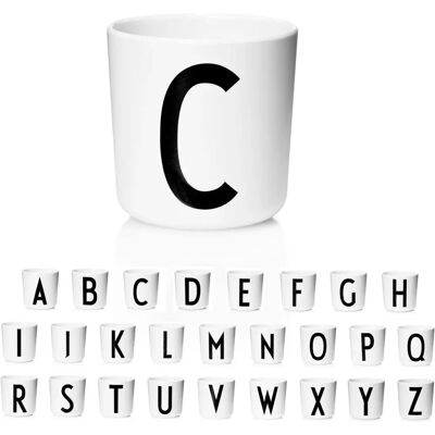 Design Letters Kopp - Hvit C - One Size - Kids Personal Eco Cup Design Letters Kopp - Hvit C - One Size - Kids Personal Eco Cup