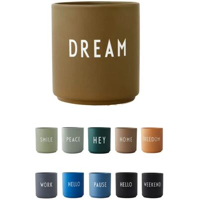 Design Letters Oliven Dream Kopp - Kopp Design Letters Oliven Dream Kopp - Kopp