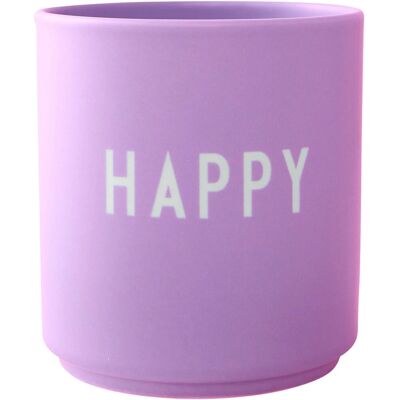 Design Letters Happy Kopp - Porcelanskopp - Hjemmetilbehør Design Letters Happy Kopp - Porcelanskopp - Hjemmetilbehør
