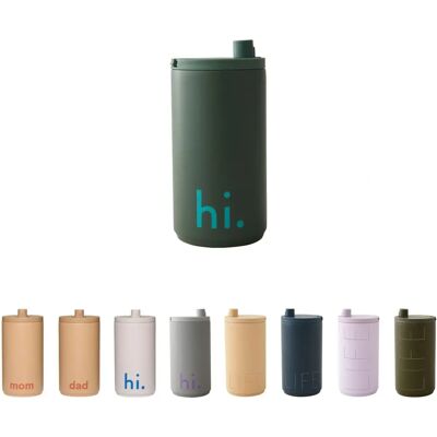 Reisebeger Design Letters Myrtle Green - Lekkasjesikkert, 350ml - Type: Reisebeger Reisebeger Design Letters Myrtle Green - Lekkasjesikkert, 350ml - Type: Reisebeger