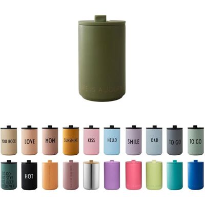 Design Letters Grøn Thermo Kopp 350ml - Thermo Cup Design Letters Grøn Thermo Kopp 350ml - Thermo Cup