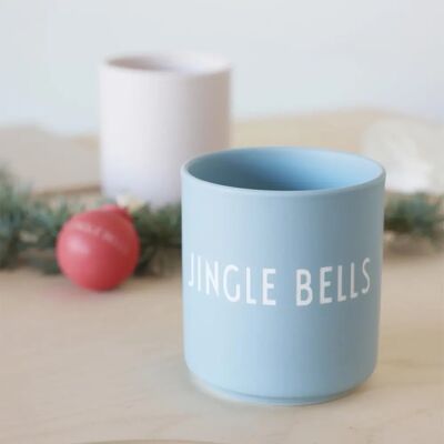Design Letters AJ Favourite Kopp - Jingle Bells - Lyseblå Design Letters AJ Favourite Kopp - Jingle Bells - Lyseblå