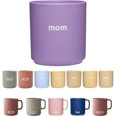 Design Letters Lilla Kopp - Favorite Cup VIP - 10101002LILBRZMOM - Kopp Design Letters Lilla Kopp - Favorite Cup VIP - 10101002LILBRZMOM - Kopp