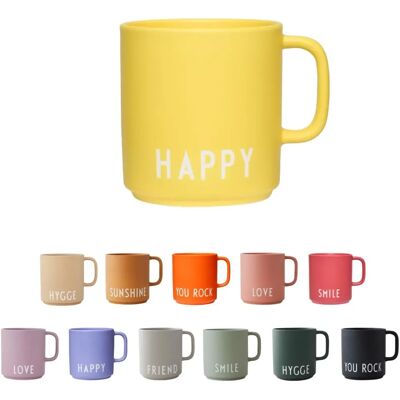Design Letters Mug Yellow - Mug Design Letters Mug Yellow - Mug