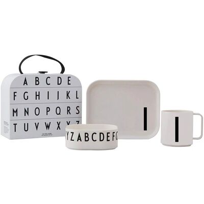Design Letters Barneservise Sett - Barnebestikk og tallerken Design Letters Barneservise Sett - Barnebestikk og tallerken