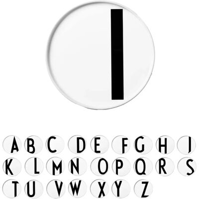 Design Letters Personlig frokosttallerken - Benporselen Design Letters Personlig frokosttallerken - Benporselen